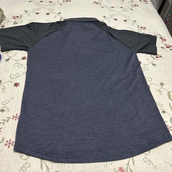 HETHCODE Men’s Quick Dry Short Sleeve Breathable Active Sports Golf T Shirt Gray - Picture 8 of 9